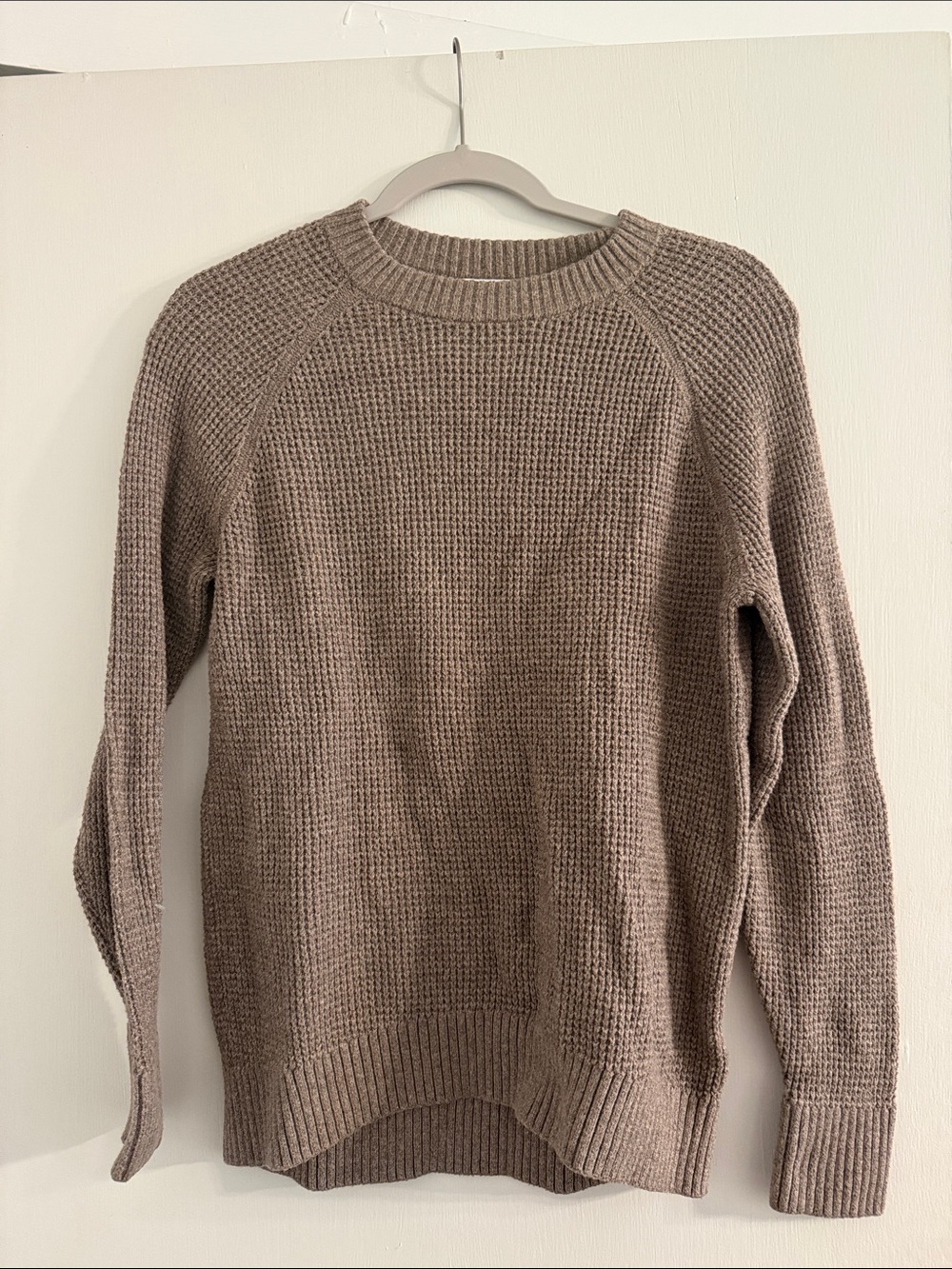 Classic Women’s Crewneck Sweater in Taupe